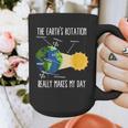 Earth Rotation Earth Day Science Teacher Kids Women Graphic Print Coffee Mug, Science Teacher Gifts, funny design