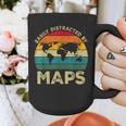 Easily Distracted By Maps Geography Teacher Graphic Print Coffee Mug, funny design Easily Distracted By Maps Geography Teacher Graphic Print Coffee Mug, funny design