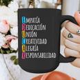 Educar Bilingual Spanish Teacher Graphic Print Coffee Mug, funny design