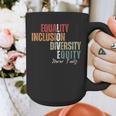 Equality Inclusion Diversity Equity Love Never Fails Teacher Graphic Print Coffee Mug, funny design Equality Inclusion Diversity Equity Love Never Fails Teacher Graphic Print Coffee Mug, funny design