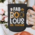 Faboolous ESL ESOL Teacher Spooky Teacher Halloween Costume For Men Women Graphic Print Coffee Mug, Esl Teacher Gifts, funny design Faboolous ESL ESOL Teacher Spooky Teacher Halloween Costume For Men Women Graphic Print Coffee Mug, Esl Teacher Gifts, funny design