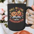 Fall In Love With Kindergarten Autumn Kindergarten Teacher Graphic Print Coffee Mug, funny design Fall In Love With Kindergarten Autumn Kindergarten Teacher Graphic Print Coffee Mug, funny design