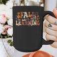 Fall In Love With Learning Autum Thanksgiving Teacher Kids Graphic Print Coffee Mug, funny design