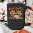 Fall In Love With Learning Autumn Pumpkin Fall Teacher Kids Graphic Print Coffee Mug, funny design Fall In Love With Learning Autumn Pumpkin Fall Teacher Kids Graphic Print Coffee Mug, funny design