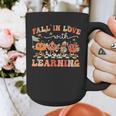 Fall In Love With Learning Autumn Teacher Thanksgiving Graphic Print Coffee Mug, funny design Fall In Love With Learning Autumn Teacher Thanksgiving Graphic Print Coffee Mug, funny design