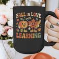 Fall In Love With Learning Retro Autumn Thanksgiving Teacher Graphic Print Coffee Mug, funny design Fall In Love With Learning Retro Autumn Thanksgiving Teacher Graphic Print Coffee Mug, funny design