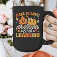 Fall In Love With Learning Fall Teacher Thanksgiving Retro Graphic Print Coffee Mug, funny design Fall In Love With Learning Fall Teacher Thanksgiving Retro Graphic Print Coffee Mug, funny design