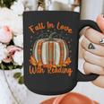 Fall In Love With Reading Pumpkin Autumn Librarians Teacher Graphic Print Coffee Mug, funny design Fall In Love With Reading Pumpkin Autumn Librarians Teacher Graphic Print Coffee Mug, funny design