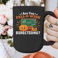 Are You Fall O Ween Directions Halloween Teacher Retro Graphic Print Coffee Mug, funny design
