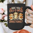 Are You Fall O Ween Directions Teacher Halloween Dog Ghost Graphic Print Coffee Mug, funny design