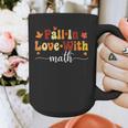 Fall Teacher Fall In Love With Math Math Thanksgiving Graphic Print Coffee Mug, funny design