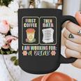 First Coffee Then Data SPED Teacher Taking a Break Graphic Print Coffee Mug, funny design First Coffee Then Data SPED Teacher Taking a Break Graphic Print Coffee Mug, funny design