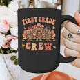 First Grade Crew Thanksgiving Fall Teacher 1st Grade Team Graphic Print Coffee Mug, First Grade Teacher Gifts, funny design