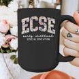 Floral ECSE Early Childhood Special Education SPED Teacher Graphic Print Coffee Mug, funny design Floral ECSE Early Childhood Special Education SPED Teacher Graphic Print Coffee Mug, funny design