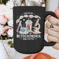Fueled By Mitochondria Coffee Science Teacher Student Graphic Print Coffee Mug, Science Teacher Gifts, funny design