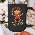 Fun Teacher Happy Fri Yay French Fries Friday Lovers Graphic Print Coffee Mug, funny design