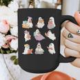Ghost Book Reading Halloween Books Lover Teacher Kids Graphic Print Coffee Mug, funny design