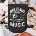 Some Grandpas Play Bingo Real Grandpas Teach Music Teacher Graphic Print Coffee Mug, funny design