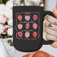Groovy Kindergarten Is My Jam Strawberry Kinder Team Teacher Graphic Print Coffee Mug, Groovy Teacher Gifts, funny design