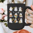 Halloween Ghost Playing Musical Instruments Music Teacher Graphic Print Coffee Mug, funny design Halloween Ghost Playing Musical Instruments Music Teacher Graphic Print Coffee Mug, funny design