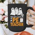 Halloween PE Teacher Shirt Can't Scare Me Graphic Print Coffee Mug, Pe Teacher Gifts, funny design