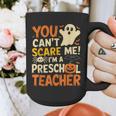 Halloween Preschool Teacher You Can't Scare Me Im A Teacher Graphic Print Coffee Mug, funny design
