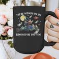 Halloween There's Room On My Broom For You Too Teacher Graphic Print Coffee Mug, funny design