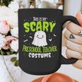 Halloween This Is My Scary Preschool Teacher Custome For Men Women Kids Graphic Print Coffee Mug, funny design