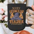 Halloween Scary Spanish Teacher No Costume Required For Men Women Graphic Print Coffee Mug, funny design