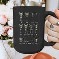 Halloween Skeleton Math Fraction Teacher Men Women Graphic Print Coffee Mug, funny design