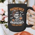 Halloween Skeleton Teacher Phonemes Graphemes Caffeine Lover Graphic Print Coffee Mug, funny design Halloween Skeleton Teacher Phonemes Graphemes Caffeine Lover Graphic Print Coffee Mug, funny design