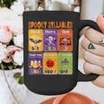 Halloween Spooky Syllable Types Teacher Educational Graphic Print Coffee Mug, funny design