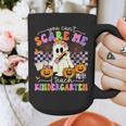 Halloween Teacher You Can't Scare Me I Teach Kindergarten Graphic Print Coffee Mug, funny design