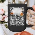 Halloween Teacher Composition Book Notebook Matching Group Graphic Print Coffee Mug, funny design