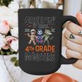 Halloween Teacher Creepin It Real With My 4th Grade Monsters Graphic Print Coffee Mug, 4th Grade Teacher Gifts, funny design Halloween Teacher Creepin It Real With My 4th Grade Monsters Graphic Print Coffee Mug, 4th Grade Teacher Gifts, funny design