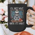 Halloween Teacher I'Ll Just Wait Until It's Quiet Women Graphic Print Coffee Mug, funny design Halloween Teacher I'Ll Just Wait Until It's Quiet Women Graphic Print Coffee Mug, funny design