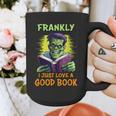 Halloween Teacher Librarian Frankenstein Reading Books Graphic Print Coffee Mug, funny design Halloween Teacher Librarian Frankenstein Reading Books Graphic Print Coffee Mug, funny design