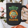 Halloween Teacher Librarian Monster Reading Books Men Women Kids Graphic Print Coffee Mug, funny design Halloween Teacher Librarian Monster Reading Books Men Women Kids Graphic Print Coffee Mug, funny design