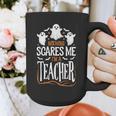 Halloween Teacher Nothing Scares Me Women Men Teachers Graphic Print Coffee Mug, funny design