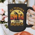 Halloween Teacher Shirt All Teachers Love Brains Halloween Men Women Graphic Print Coffee Mug, funny design