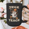 Halloween Teacher Shirts Women School Trick Or Teach Groovy Graphic Print Coffee Mug, Groovy Teacher Gifts, funny design Halloween Teacher Shirts Women School Trick Or Teach Groovy Graphic Print Coffee Mug, Groovy Teacher Gifts, funny design