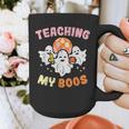 Halloween Teacher Teaching My Boos Costume Teacher Men Women Graphic Print Coffee Mug, funny design