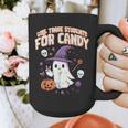 Halloween Teacher Trade Students For Candy Costume Women Graphic Print Coffee Mug, funny design