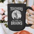Halloween Teacher Tshirts Zombie Teachers Love Brains Graphic Print Coffee Mug, funny design