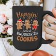 Hangin My Kindergarten Cookie Gingerbread Christmas Teacher For Men Women Kids Graphic Print Coffee Mug, funny design