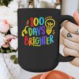 Happy 100th Day Of School 100 Days Brighter Girls Teacher Graphic Print Coffee Mug, funny design Happy 100th Day Of School 100 Days Brighter Girls Teacher Graphic Print Coffee Mug, funny design
