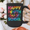 Happy 100th Day Of School Teacher Student 100 Days Tie Dye Men Women Kids Graphic Print Coffee Mug, funny design Happy 100th Day Of School Teacher Student 100 Days Tie Dye Men Women Kids Graphic Print Coffee Mug, funny design