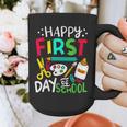 Happy First Day Of School Teacher Back To School Student Graphic Print Coffee Mug, funny design Happy First Day Of School Teacher Back To School Student Graphic Print Coffee Mug, funny design