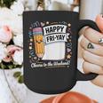 Happy Fri-Yay Teacher Fry Yay Friday Weekend Graphic Print Coffee Mug, funny design Happy Fri-Yay Teacher Fry Yay Friday Weekend Graphic Print Coffee Mug, funny design