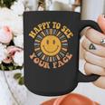 Happy To See Your Face Retro Happy Teacher Back To School Graphic Print Coffee Mug, funny design Happy To See Your Face Retro Happy Teacher Back To School Graphic Print Coffee Mug, funny design